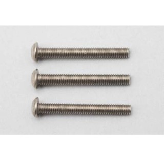 Yokomo M3 x 25mm titanium button head socket screw (3 pieces) [ZC-BH325TA]