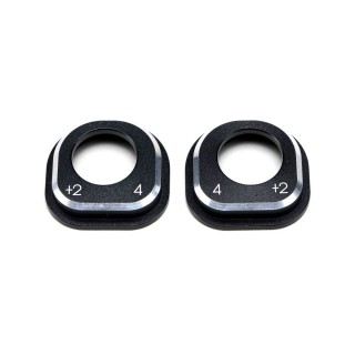 Yokomo Aluminum differential height adjust for MD1.0 (4 gears/+2mm) (left and right) [MD-DHA42]