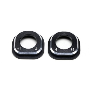Yokomo Aluminum differential height adjust for MD1.0 (4 gears/+1mm) (left and right) [MD-DHA41]