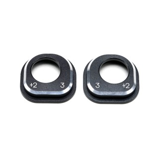 Yokomo Aluminum differential height adjust for MD1.0 (3 gears/+2mm) (left and right) [MD-DHA32]