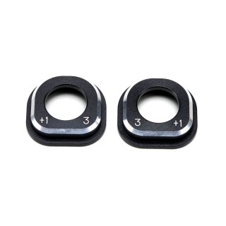 Yokomo Aluminum differential height adjust for MD1.0 (3 gears/+1mm) (left and right) [MD-DHA31]