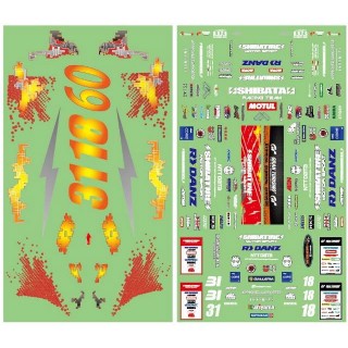 SHIBATA DRIFT RACING TEAM 2023.ver Sticker set [R31W439]