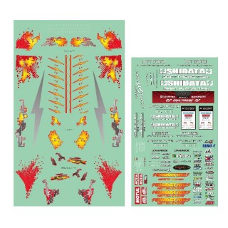 SHIBATA INFINITI Q60 D1GP Sticker set 2022ver. [R31W432]