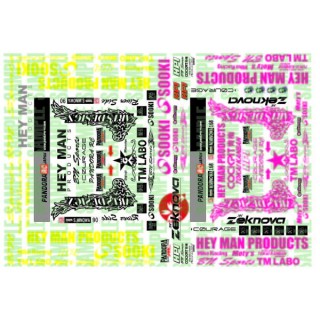 Pandora RC Vinyl & Logo Sticker Set (HEY MAN Specification) [VGP-611]