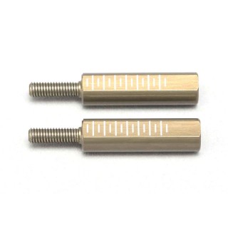 Yokomo 21mm Front A Rod End Adapter Aluminum Hard Coat [D-156-21AA]