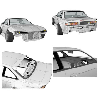 Addiction NISSAN Sylvia (S14) Inner Parts SET [AD-HB22I]