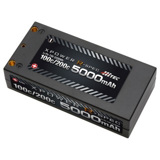 HiTEC XPOWER R-SPEC LiPo7.4V5000mAh100C [XPR5000S]