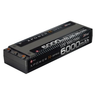HiTEC XPOWER R-SPEC 7.4V6000mAh100C LCG [XPR6000-LCG-B]