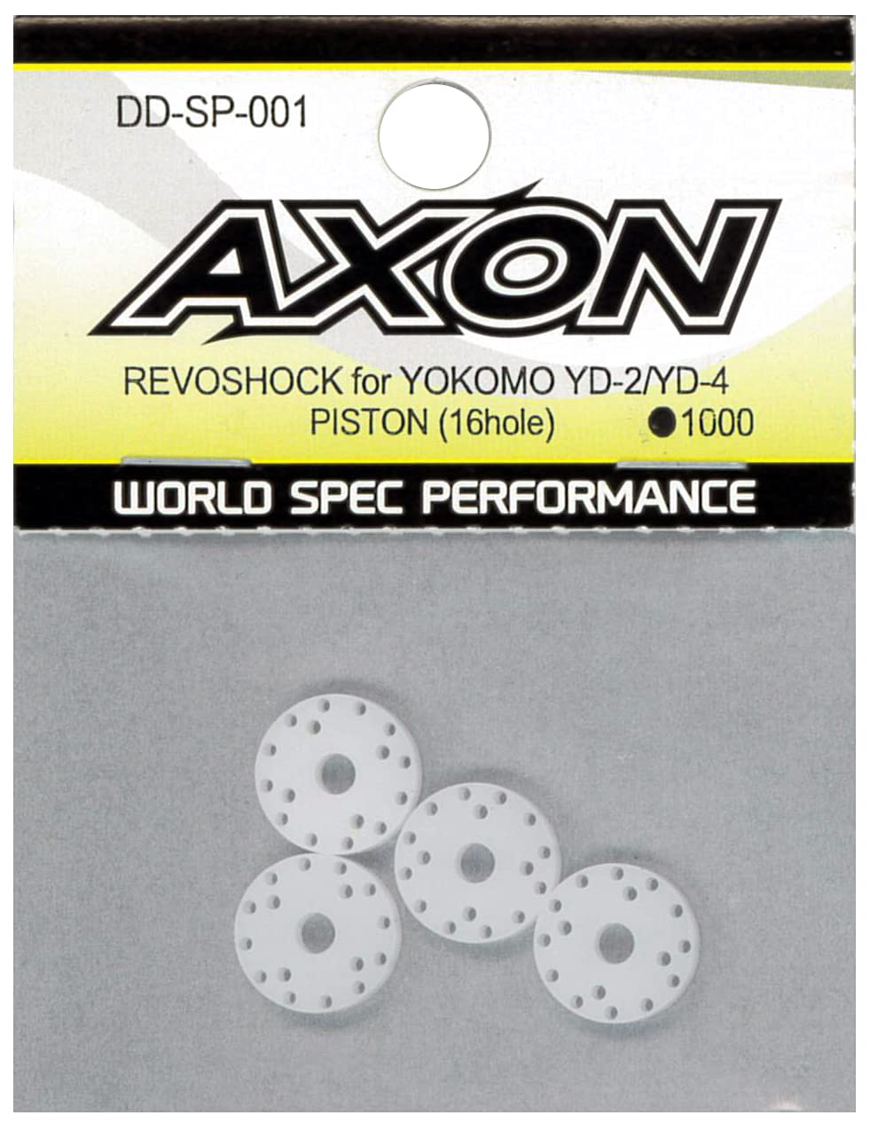 AXON REVOSHOCK PISTON(16hole/4pic) for YOKOMO YD-2/YD-4 [DD-SP-001]
