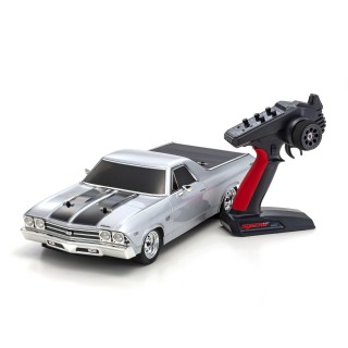 Kyosho EP 4WD FAZER Mk2 Series 1969 Chevrolet El Camino SS396 Cortez Silver Ready Set [34419T2]