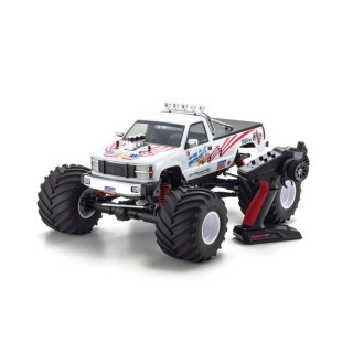 Kyosho 1/8 Scale Radio Control Brushless Motor Powered 4WD Monster Truck USA-1 VE Ready Set KT-231P+ with [34257D]