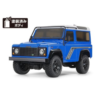 Tamiya 1990 Land Rover Defender 90 Pre-painted Light Blue Body (CC-02 Chassis) [47478]