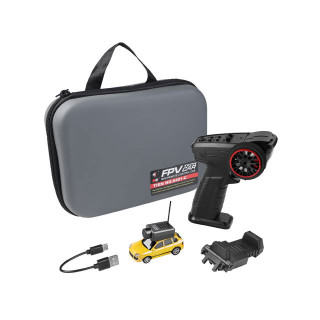 HiTEC 1/64 Tech FPV Car Yellow [6401-C-YEL]