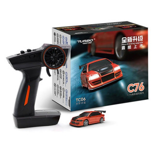 HiTEC 1/76 C76 Red On-road Car [C76]