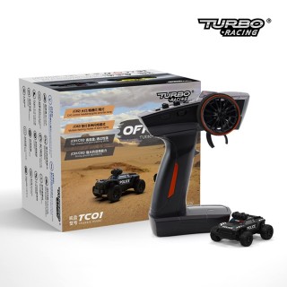 HiTEC TURBO RACING 1/76 Scale C82 Black Off-Road Car [C82]