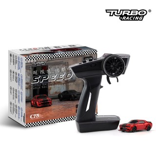 HiTEC TURBO RACING 1/76 Scale C75 Red On-Road Car [C75-RD]