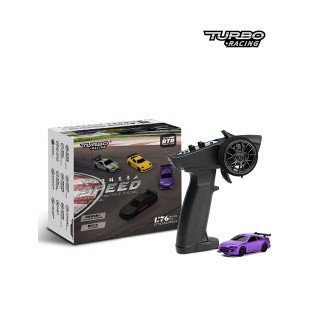 HiTEC TURBO RACING 1/76 Scale C72 Purple On-Road Car [C72]