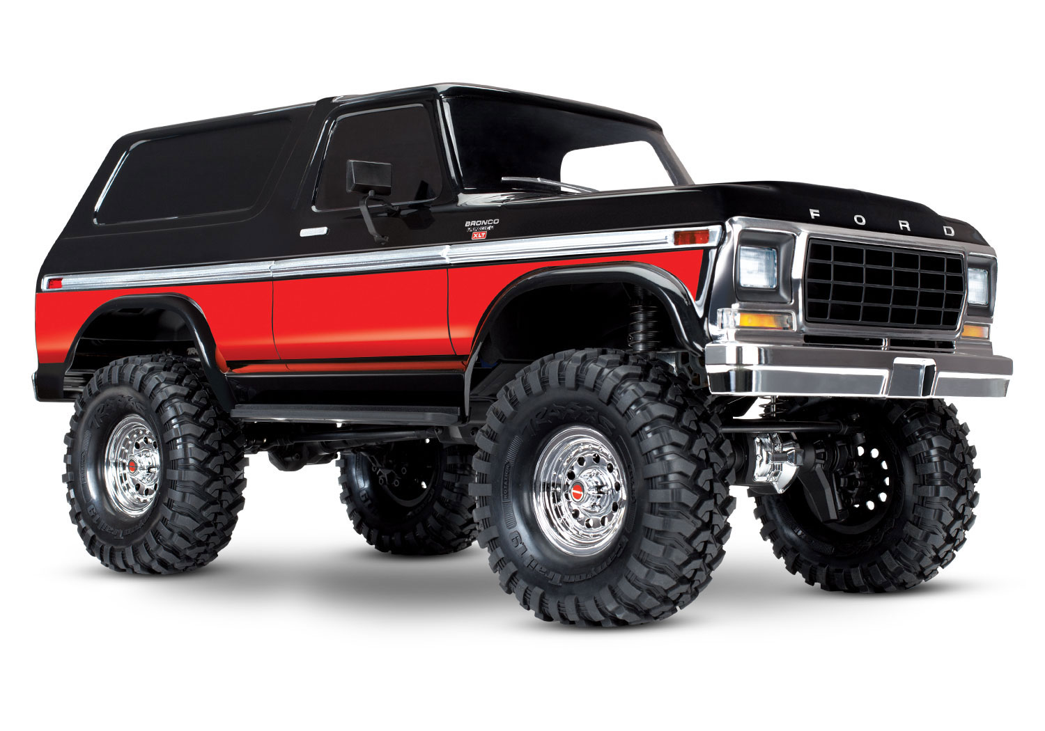 TRAXXAS TRX-4 1979 FORD BRONCO RANGER XLT BODY RED VER. 4WD TRUCK RTR W/ TQI LINK 2.4GHZ RADIO [82046-4-RED]