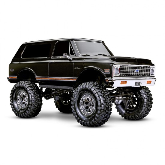 TRAXXAS TRX-4 1972 CHEVROLET K5 BLAZER-HIGH TRAIL RTR BLACK VERSION EP W/ TQI TRAXXAS LINK [92086-4-BLK]