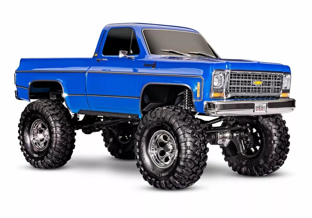 TRAXXAS TRX-4 1979 CHEVROLET K10 4WD HIGH TRAIL CRAWLER TRUCK RTR BLUE VERSION EP W/ TQI TRAXXAS LINK [92056-4-BLUE]