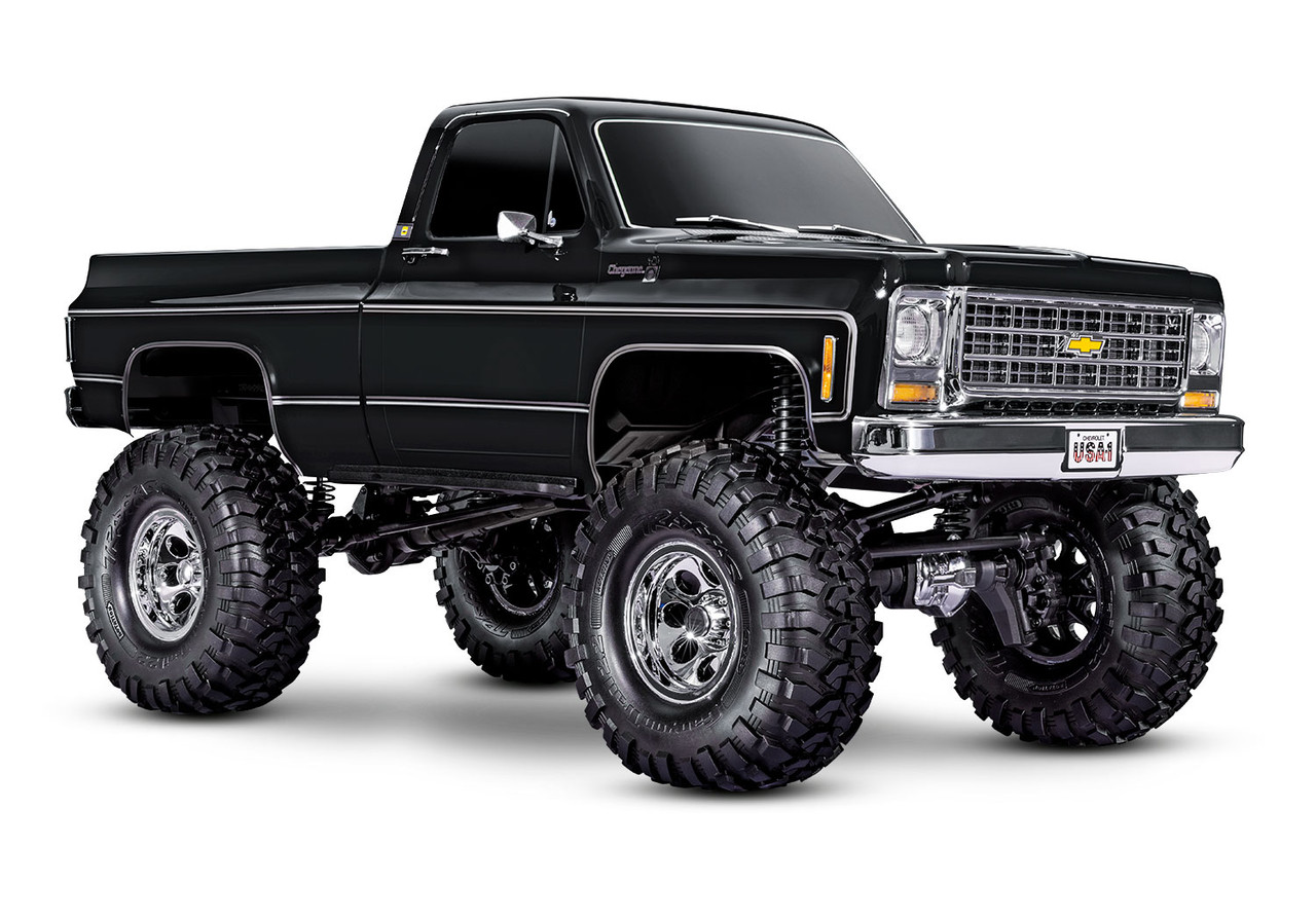 TRAXXAS TRX-4 1979 CHEVROLET K10 4WD HIGH TRAIL CRAWLER TRUCK RTR BLACK VERSION EP W/ TQI TRAXXAS LINK [92056-4-BLK]