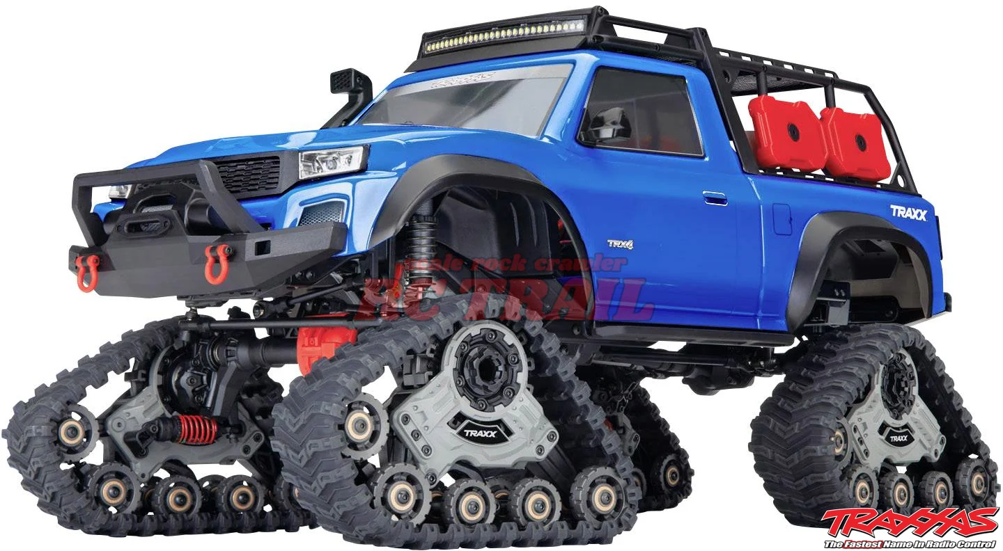 TRAXXAS TRX-4 BLUE VERSION 4X4 ALL TERRAIN WITH LED LIGHT W/ TQI 2.4 GHZ RADIO SYSTEM [82234-4-BLUE]