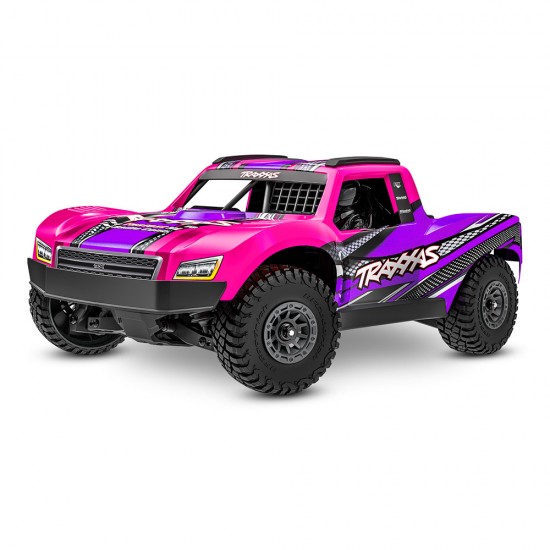 TRAXXAS MINI SLASH 4X4 SHORT COURSE TRUCK PINK VERSION RTR EP W/ TQ 2.4 GHZ RADIO SYSTEM [108164-1-PINK]