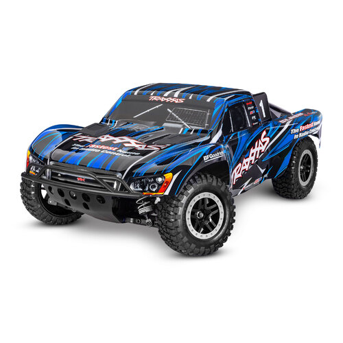 TRAXXAS SLASH 4X4 VXL HD RTR RACE SHORT COURSE TRUCK BLUE EDITION EP W/ 2.4GHZ TQI RADIO & TSM [68386-4-BLUE]