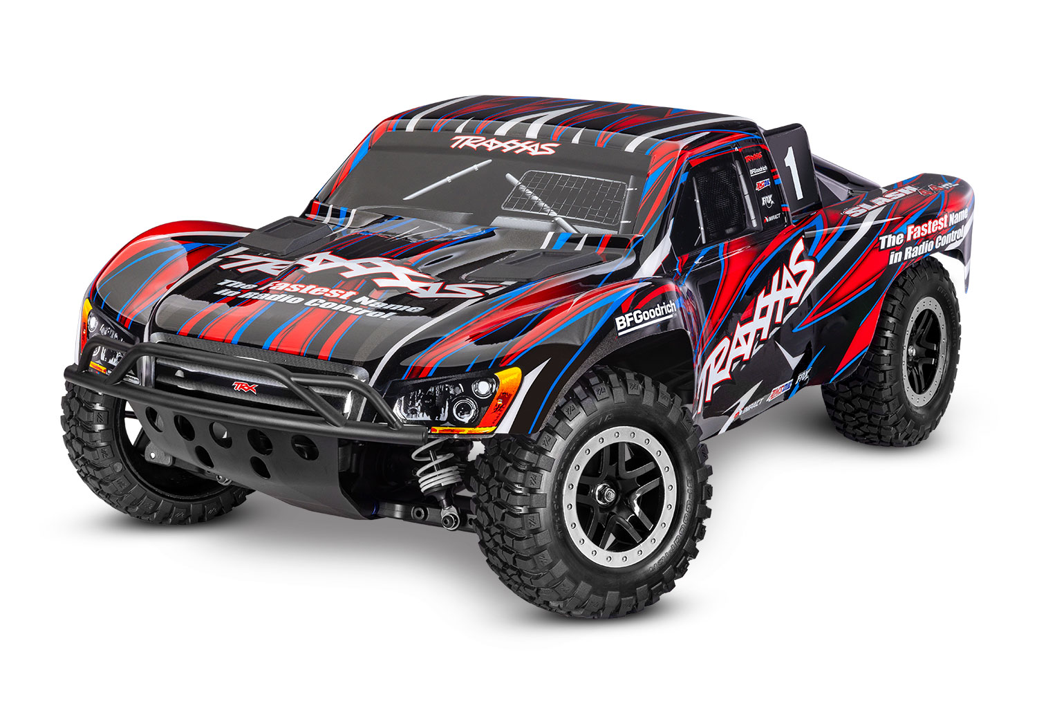 TRAXXAS SLASH 4X4 VXL HD RTR RACE SHORT COURSE TRUCK RED EDITION EP W/ 2.4GHZ TQI RADIO & TSM [68386-4-RED]