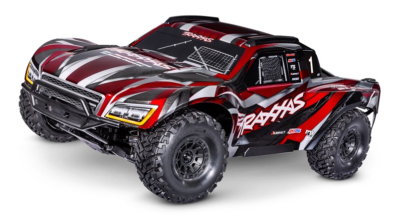 TRAXXAS 4WD MAXX SLASH TRUCK RED EDITION RTR EP W/ TQ 2.4GHZ RADIO [102076-4-RED]
