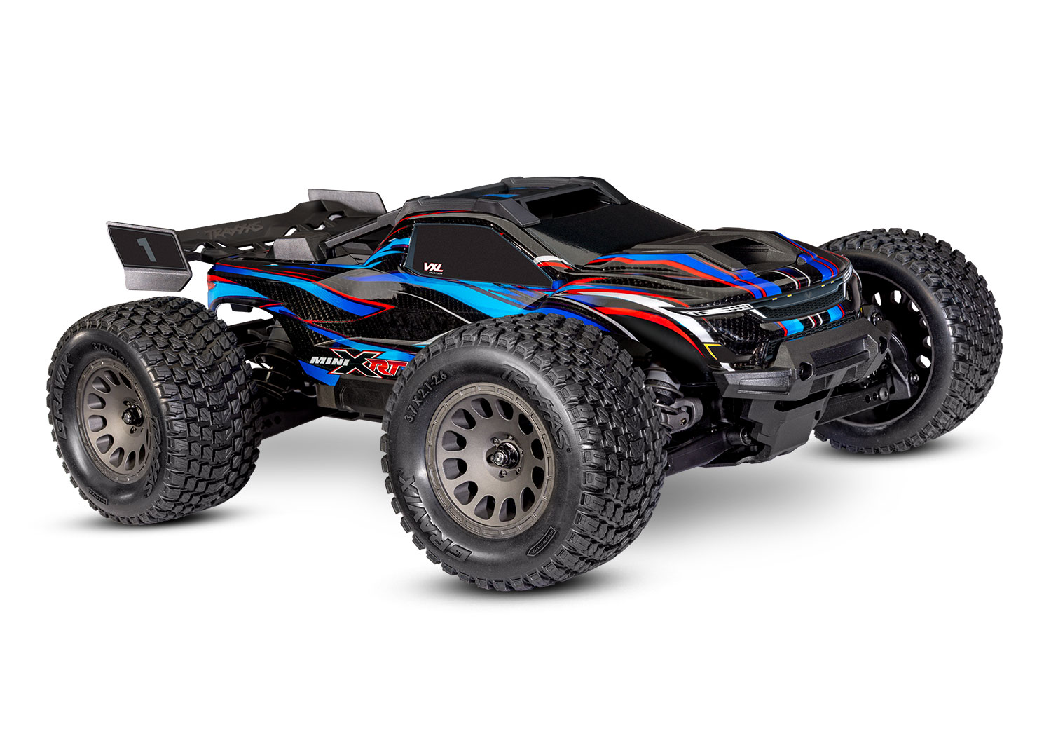 TRAXXAS 1/10 MINI XRT 4WD BRUSHLESS MONSTER TRUCK BLUE VERSION EP W/TQI TRAXXAS LINK ENABLED 2.4GHZ RADIO SYSTEM & TSM [108076-1-BLUE