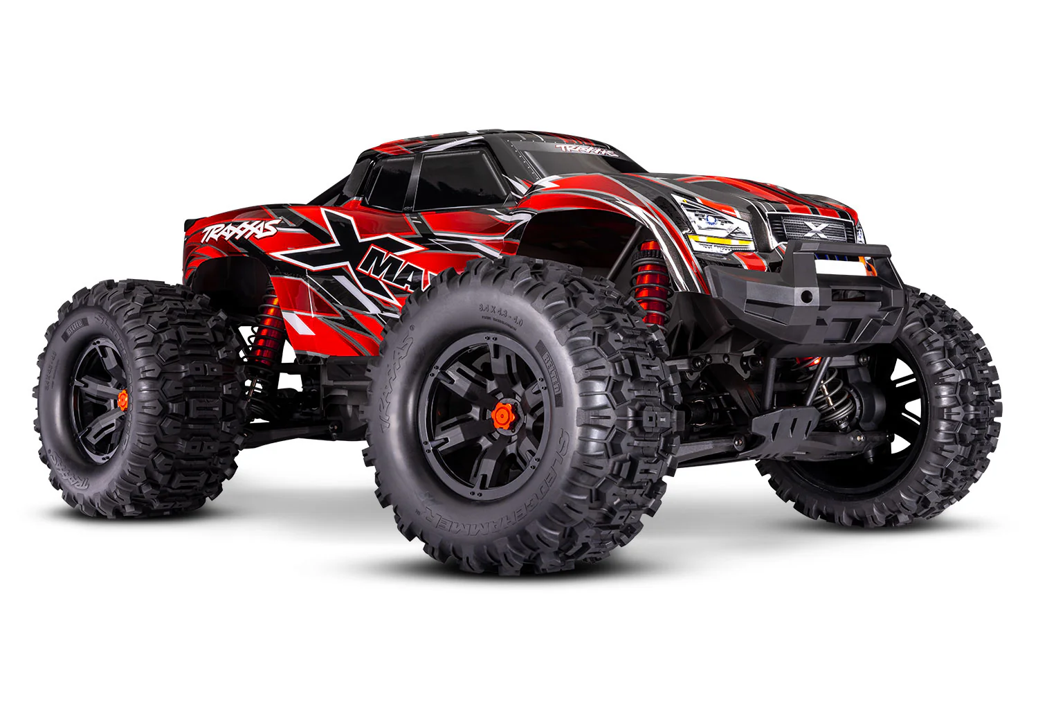 TRAXXAS 1/5 X-MAXX BELTED TRUCK RED EDITION RTR EP W/ TQ 2.4GHZ RADIO [77096-4-RED]