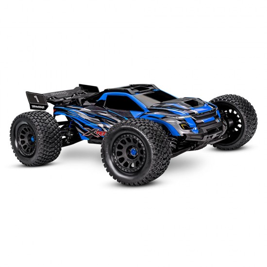 TRAXXAS 1/5 XRT 8S 4WD BRUSHLESS RTR RACE TRUCK BLUE EDITION EP W/ 2.4GHZ TQI RADIO & TSM [78086-4-BLUE]
