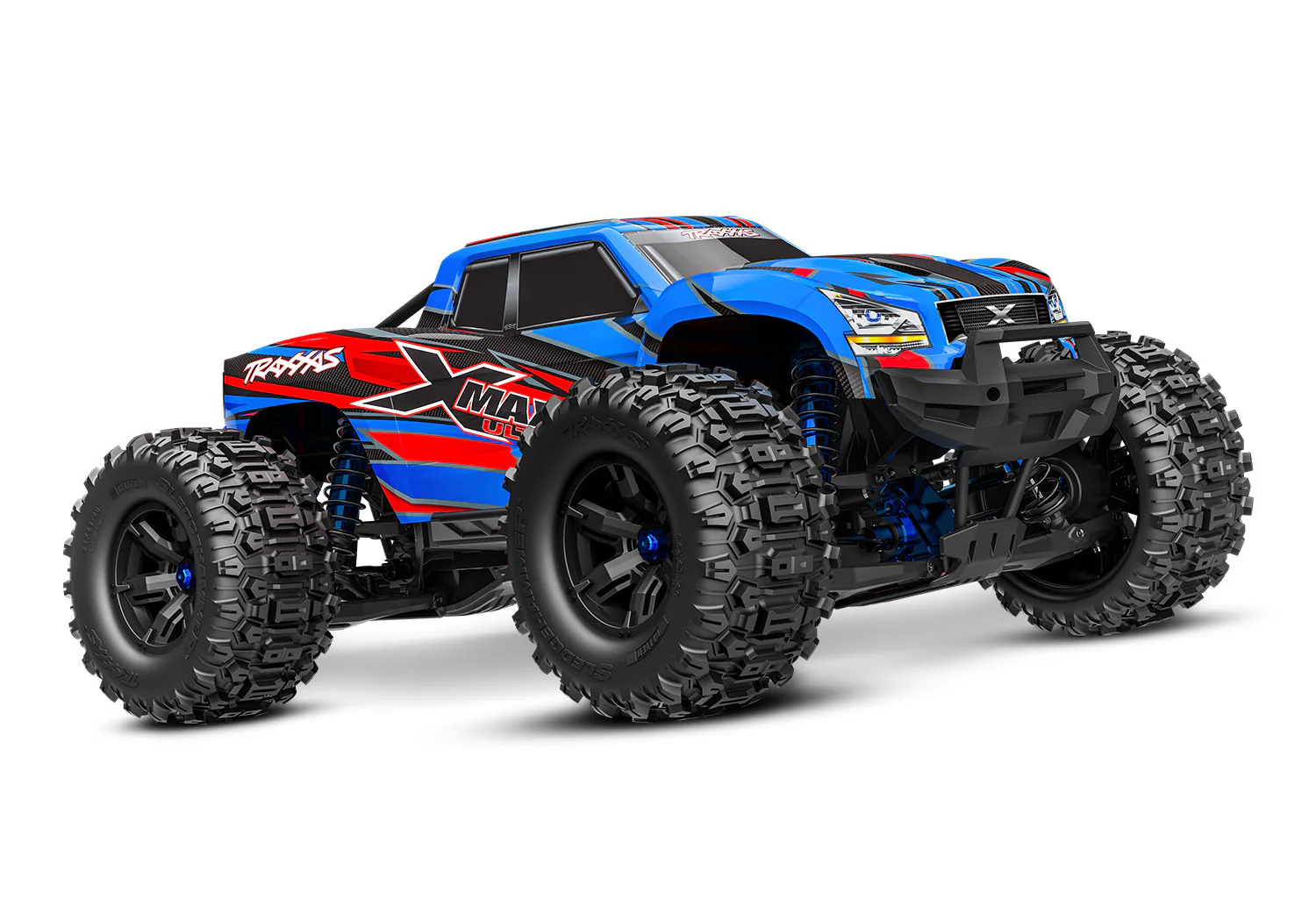 TRAXXAS 1/5 X-MAXX ULTIMATE 8S 4WD MONSTER TRUCK RTR 2025 LIMITED EDITION NEW GRAPHICS BLUE X VERSION W/ TQI 2.4GHZ RADIO [77097-4-BLUEX]