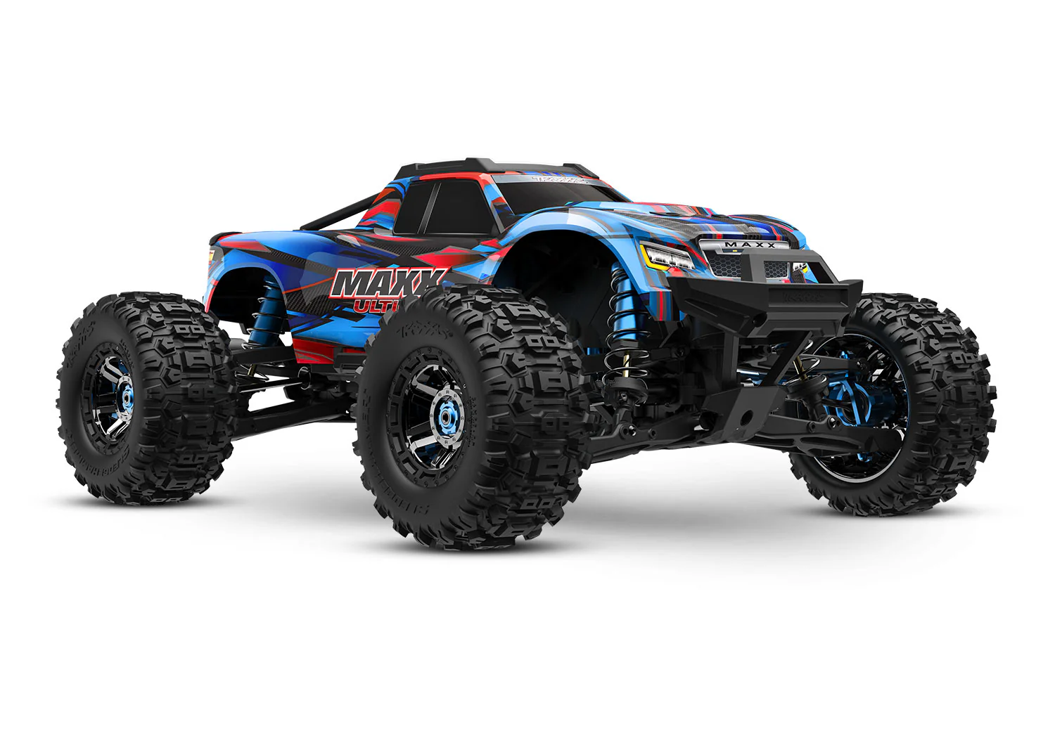 TRAXXAS 1/10 MAXX ULTIMATE 4WD MONSTER TRUCK BLUE VERSION RTR EP W/ TQI 2.4GHZ RADIO [89087-4-BLUE]