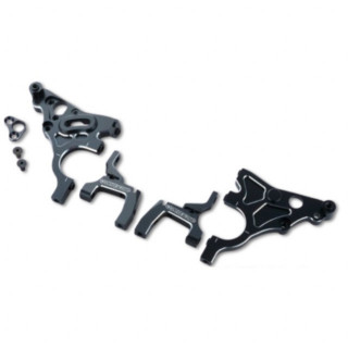 Overdose Multipurpose Aluminum Rear Bulkhead For GALM Series/Black [OD2588b]