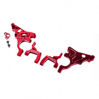 Overdose Multipurpose Aluminum Rear Bulkhead (For GALM/Red) [OD3876]