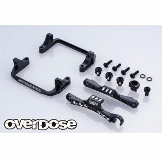 Overdose Aluminum Battery Holder TYPE-2 for GALM/Black [OD3895]