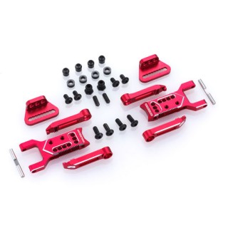 Overdose Adjustable Aluminum Rear Suspension Arm Type-3 (For OD / Red) [OD2856]