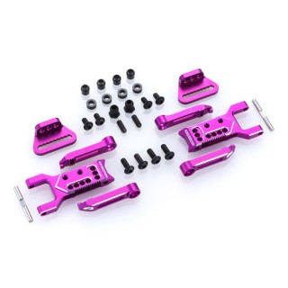 Overdose Adjustable Aluminum Rear Suspension Arm Type-3 (For OD / Purple) [OD2855]
