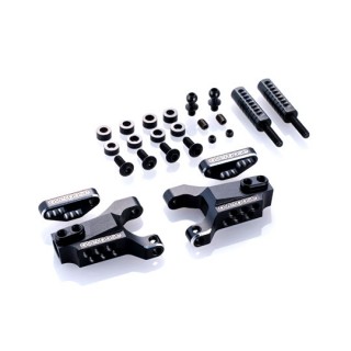 Overdose Adjustable Aluminum Front Suspension Arm Type-3 (For OD / Black) [OD2864]