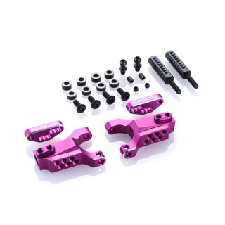 Overdose Adjustable Aluminum Front Suspension Arm Type-3 (For OD / Purple) [OD2862]