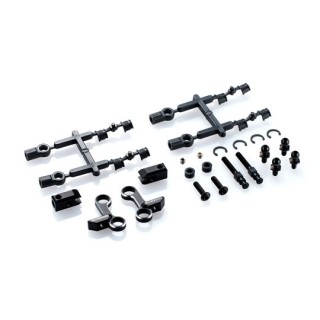 Overdose Adjustable Aluminum Front Upper Arm Type-2 (For OD / Black) [OD2942]