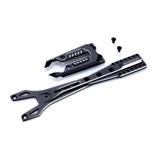 Overdose Aluminum Upper Chassis Set (For GALM Series/Black) [OD3819]