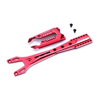 Overdose Aluminum Upper Chassis Set (For GALM Series/Red) [OD3818]