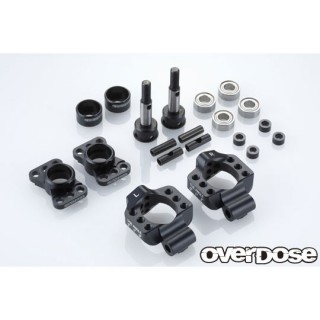 Overdose Adjustable Aluminum Rear Upright/Black For OD/YD-4/YD-2 [OD2279b]