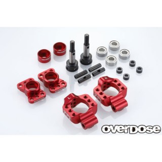 Overdose Adjustable Aluminum Rear Upright/Red For OD/YD-4/YD-2 [OD2278b]