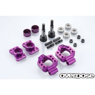 Overdose Adjustable Aluminum Rear Upright/Purple For OD/YD-4/YD-2 [OD2277b]