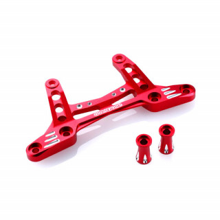 Overdose Aluminum Front Brace Type-2 (For Dori Pake/Red) [OD2091]