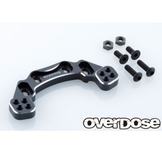 Overdose Aluminum Rear Upper Arm Mount (For GALM/Black) [OD2404b]